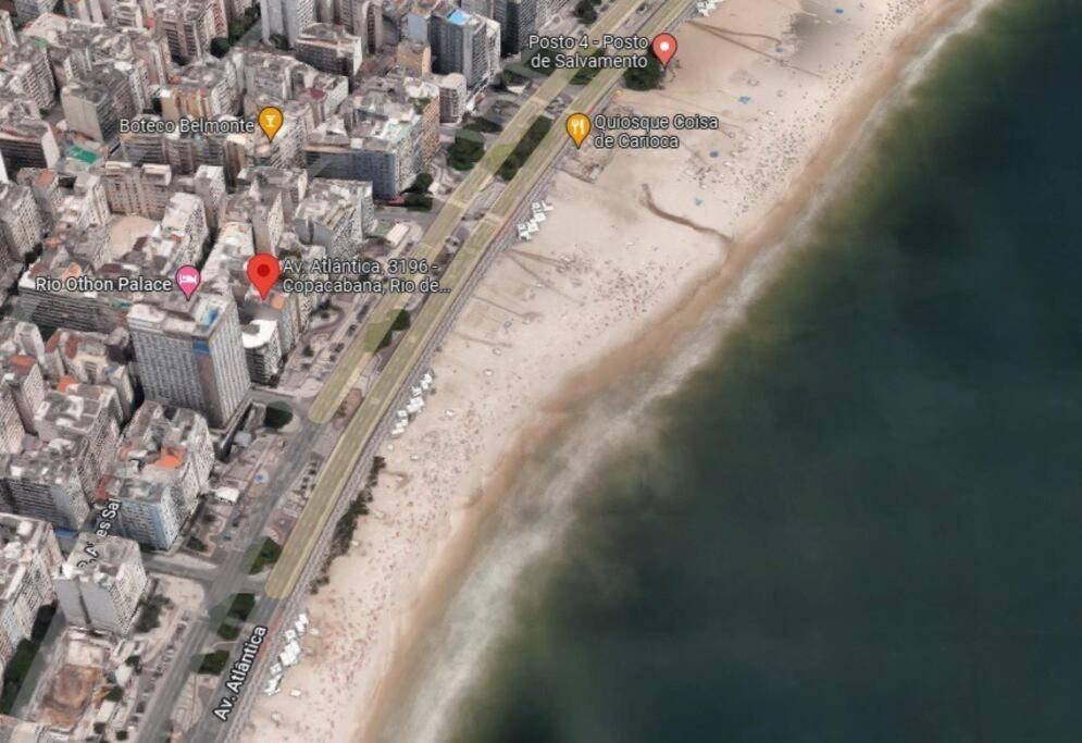 Apartamento Av Atlântica - Posto 4 - Térreo Río de Janeiro Exterior foto